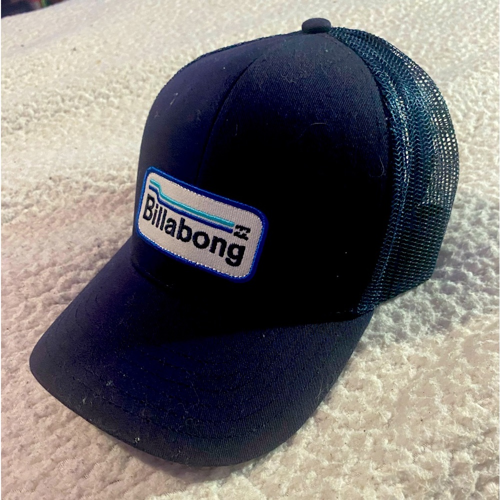 Billabong Men's Walled Navy Trucker Snapback hat cap